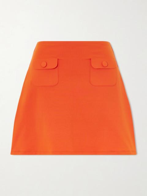 Maritime Stretch-jersey Mini Skirt