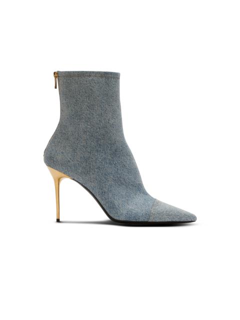 Skye denim ankle boots