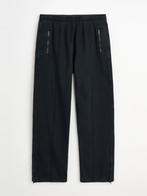 Track Pants Washed Black Star Fleece