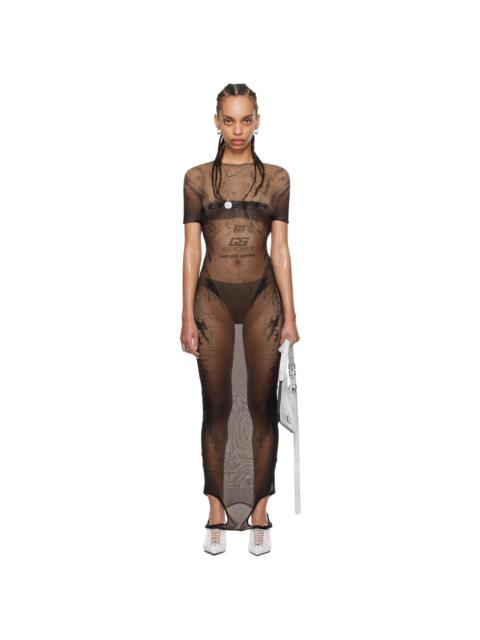 Brown Shayne Oliver Edition 'GS Sport' Maxi Dress