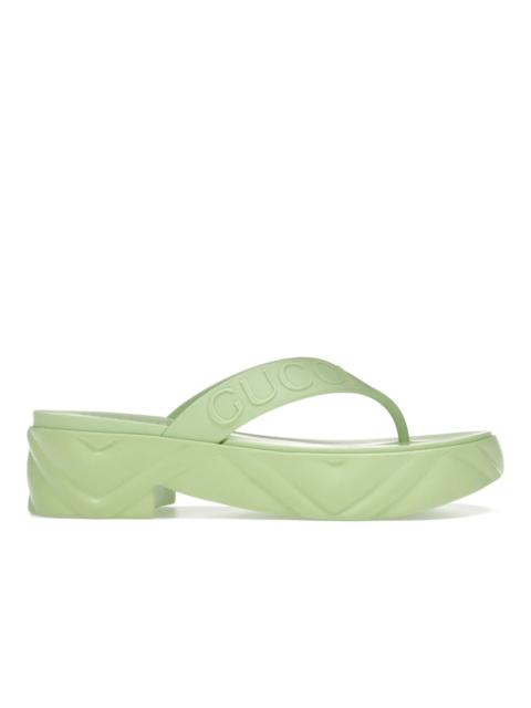 Gucci Thong Platform Sandal Light Green (Women's)