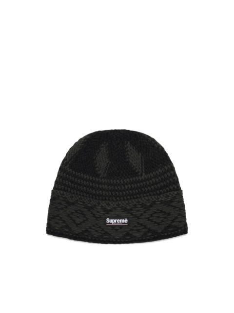 logo-patch beanies hat