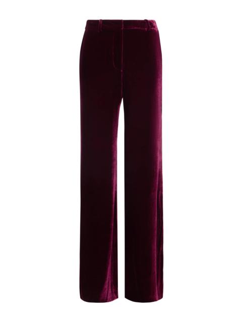 Pilar Velvet Wide-Leg Pant