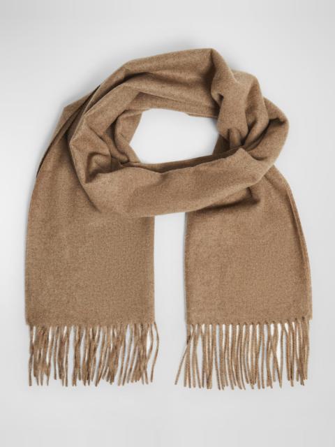 Fringed Cashmere Scarf
