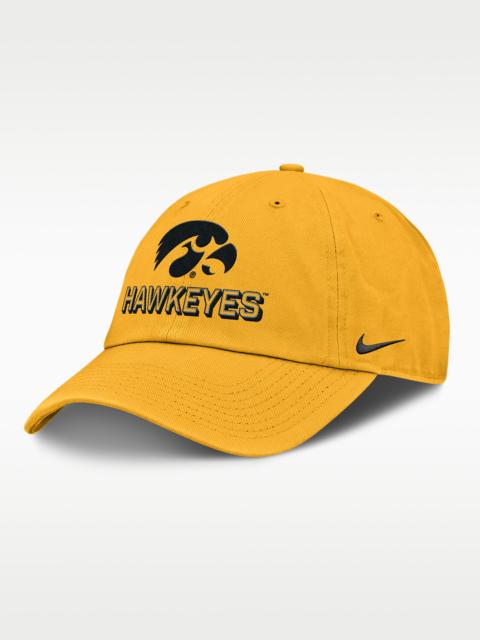 Iowa On-Field Club Gameday Men's Nike College Adjustable Hat