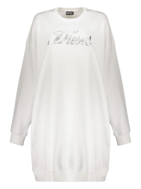 logo-print mini dress