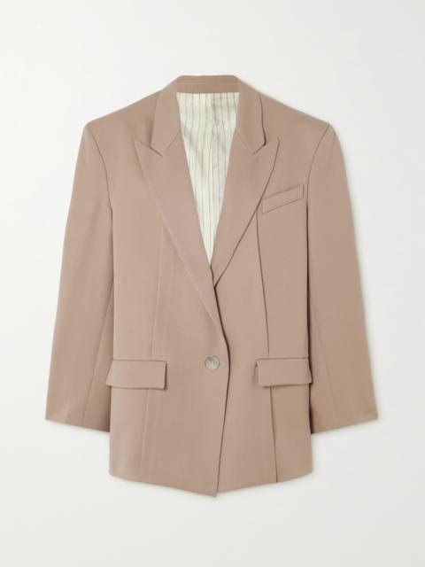 Glen Oversized Wool-twill Blazer