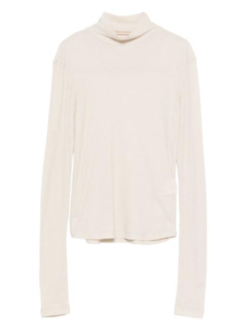 roll-neck top