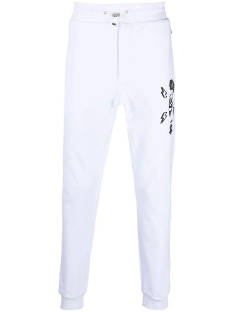 Hexagon tapered track pants