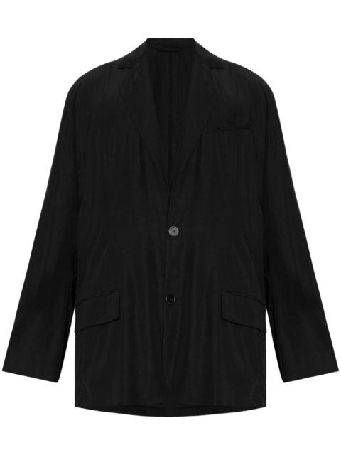 single-breasted blazer