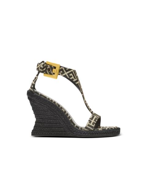 Anthem wedge espadrilles in monogram jacquard