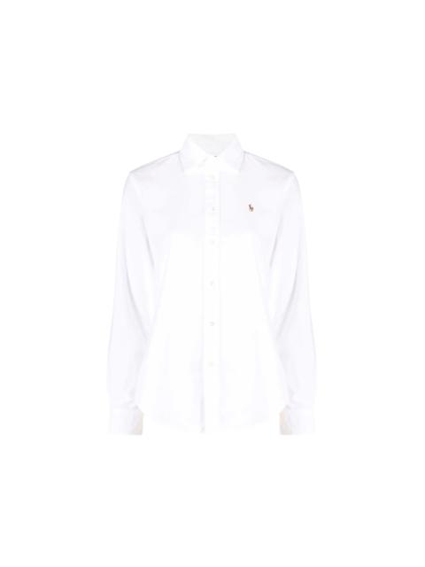 Polo Ralph Lauren 40/1 Ctn Oxford-Ls Crlte Shirt Bsr White