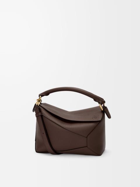 Small Puzzle Edge bag in soft grained calfskin