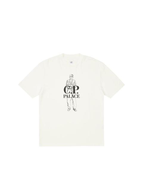 PALACE C.P. COMPANY LOGO T-SHIRT WHITE