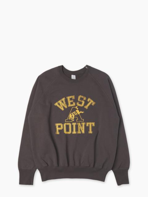 WAREHOUSE & CO. LOT 461 WEST POINT SWEATSHIRT CHARCOAL