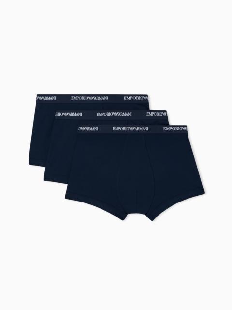 THREE-PACK OF STRETCH JERSEY BOXER BRIEFS
