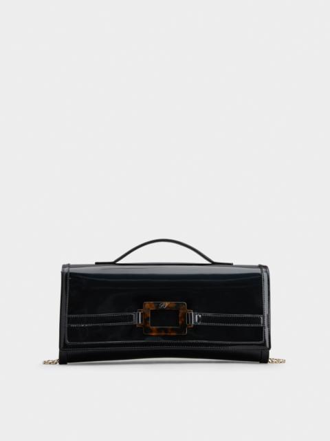 Belle Vivier Clutch in leather