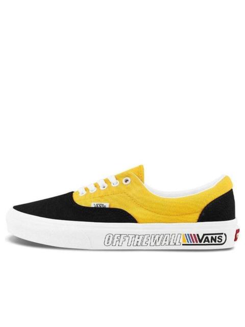Vans Era Retro Casual Skate Shoes Unisex Black Yellow Splicing 'Black Yellow' VN0A4U39264