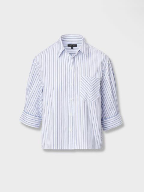 Lucia Striped Poplin Shirt