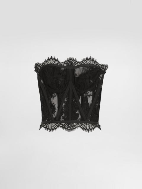 Lace bustier