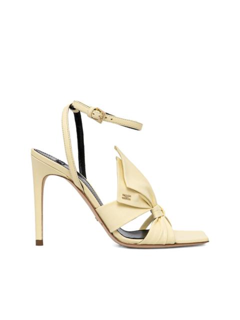 knotted bow-detail stiletto sandals
