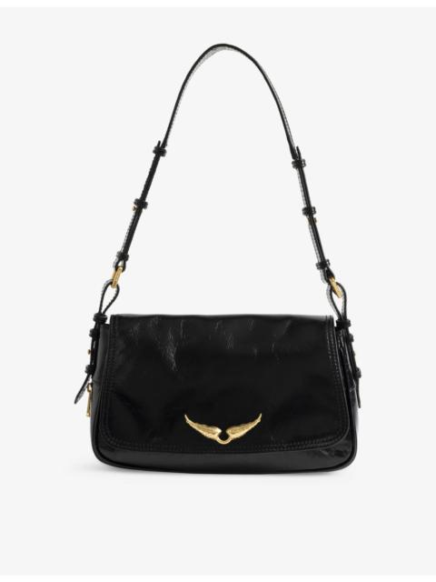 Le Zouzou Patent-Leather Shoulder Bag
