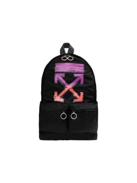 OFF-WHITE Marker Arrow Easy Backpack Black Fuschia