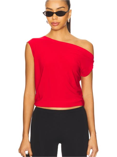 x REVOLVE Drop Shoulder Top in Red