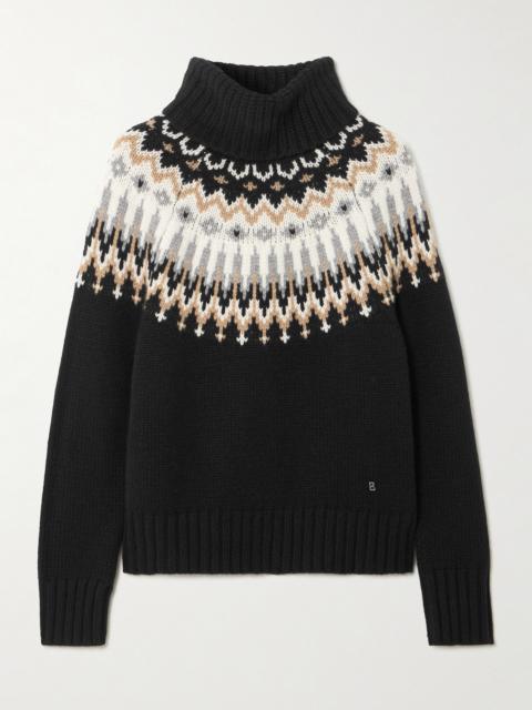 Ingrid Fair Isle Cashmere Turtleneck Sweater