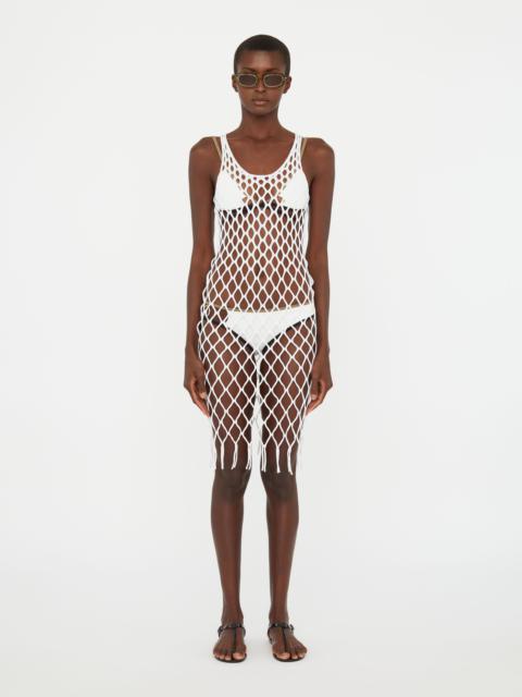 Knitted Mesh Tank Dress