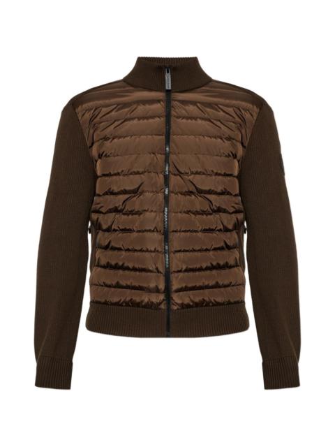 zip-up padded jacket