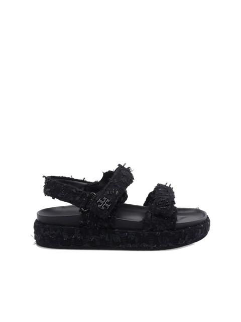 logo open toe sandals