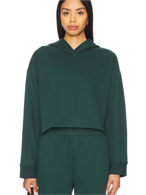 Luxe Fleece Happiness Cropped Hoodie