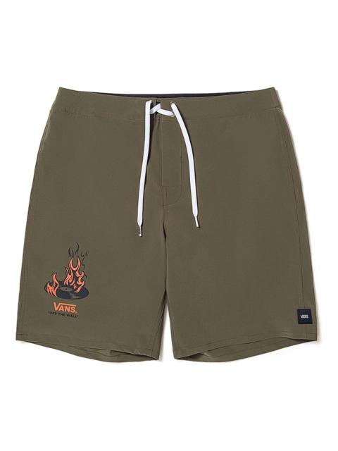 Vans Okeh Fire Record Shorts 'Green Orange' VN000FTXKCZ