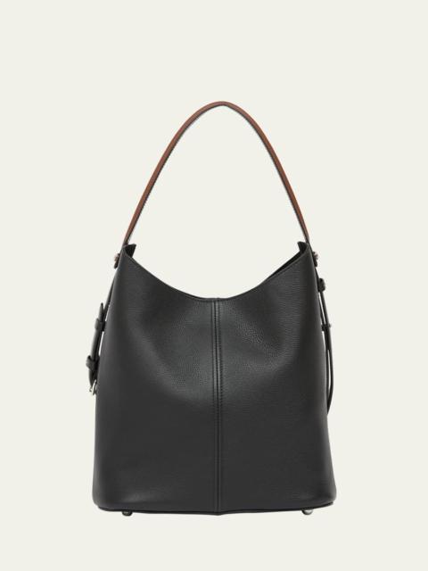 Dress-Age Leather Hobo Bag