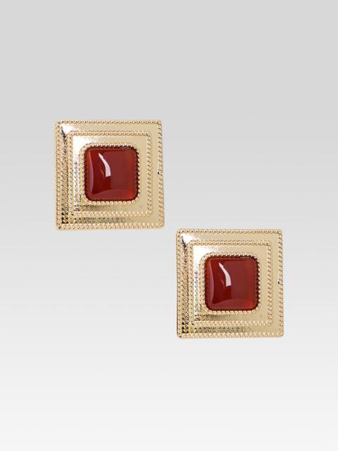 UMBRIANA GEMSTONE EARRINGS