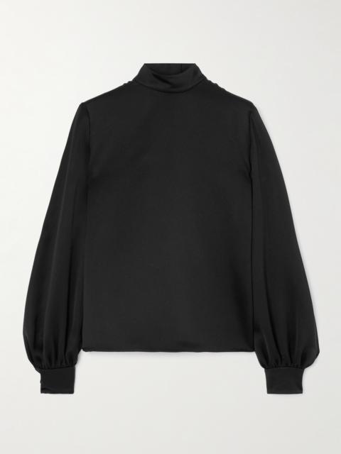 Carys Embellished Silk-satin Blouse