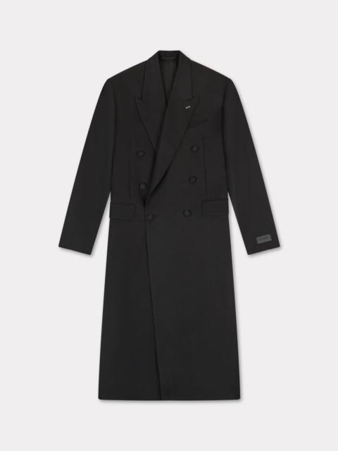 Long tailoring coat in virgin wool