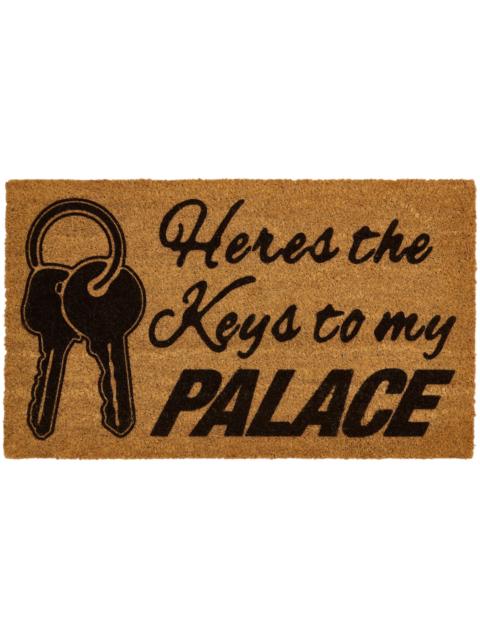 Palace Key To My Door Mat Brown