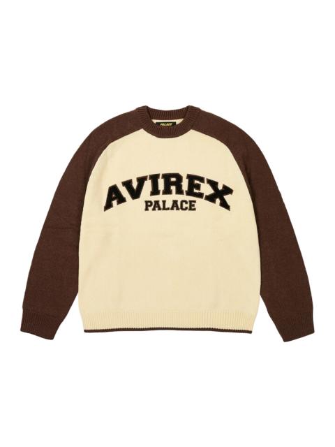 Palace Avirex Knit Caked Brown