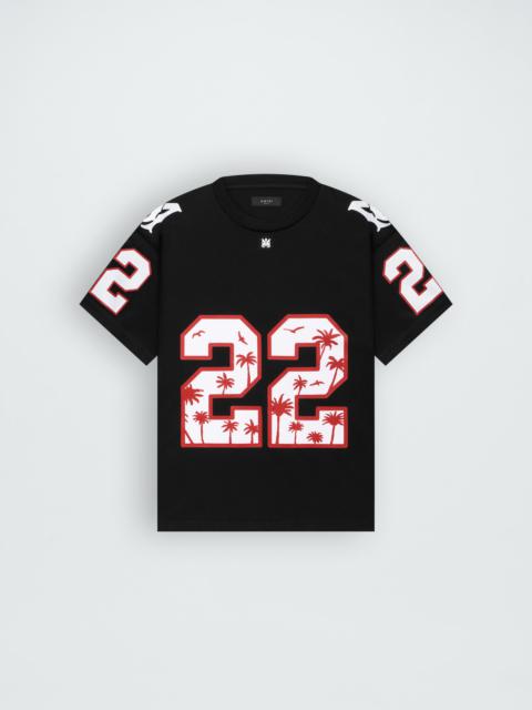 AMIRI アメリカンフットボールシャツ 22 Amiri Men's Oversized 22 Football T-Shirt | Neiman Marcus