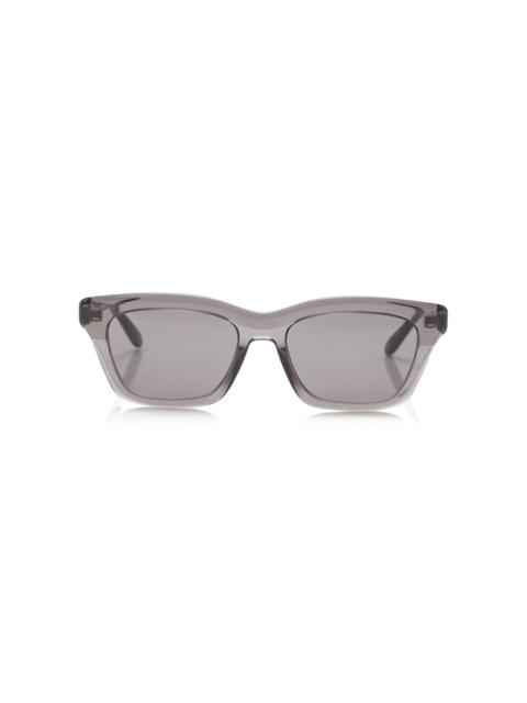 Square-Frame Acetate Sunglasses grey