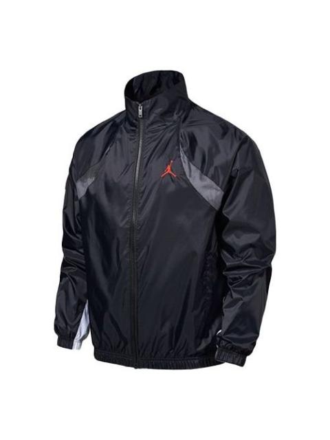 Air Jordan Legacy AJ11 Stand Collar Casual Jacket Black CW0864-010