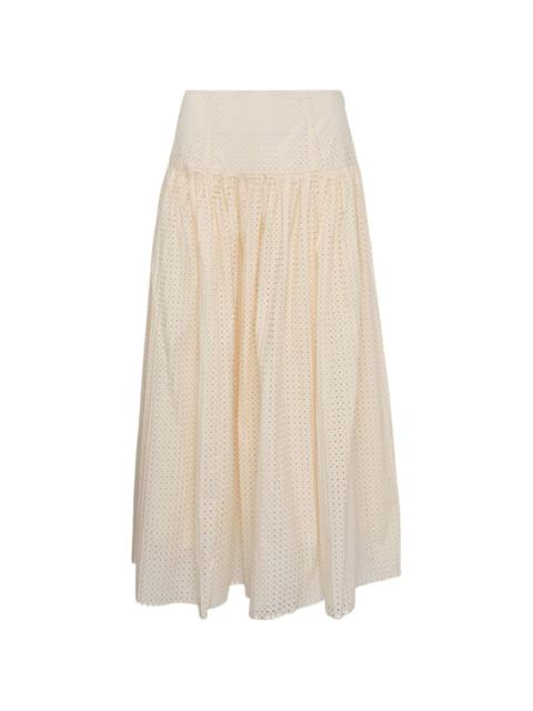 Nalla A-line midi skirt