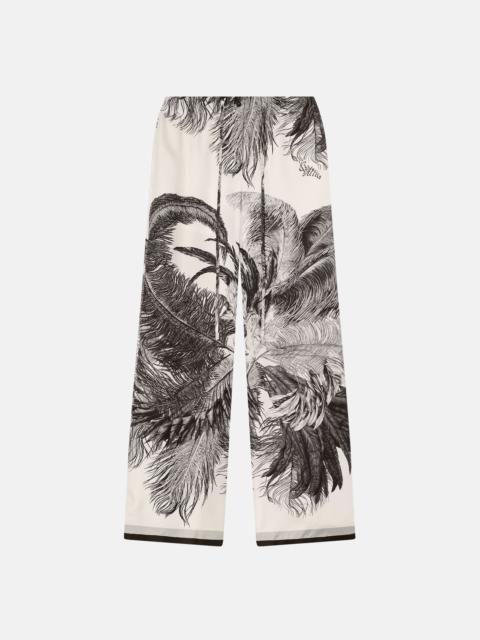 WHITE AND BLACK LONG PANT