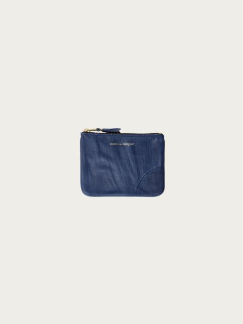 Washed Zip Pouch - Navy