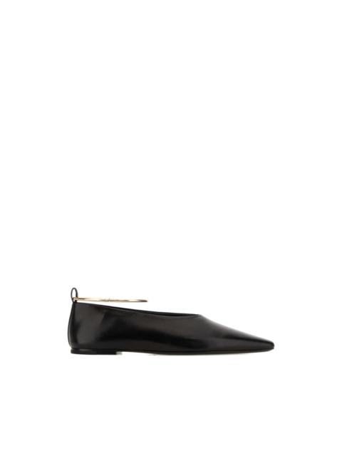 ring-detail ballet flats