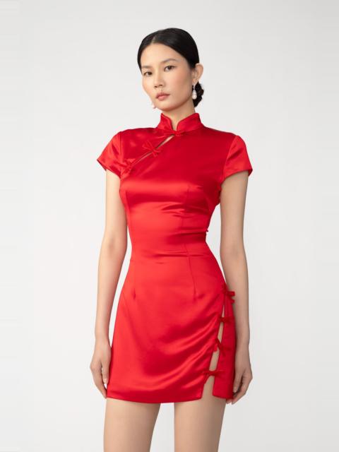 TINA SATIN MINI DRESS