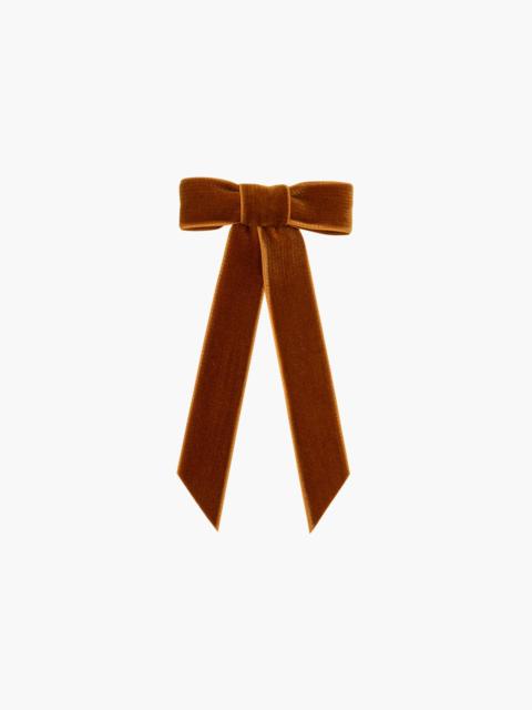 Velvet Bow Barrette