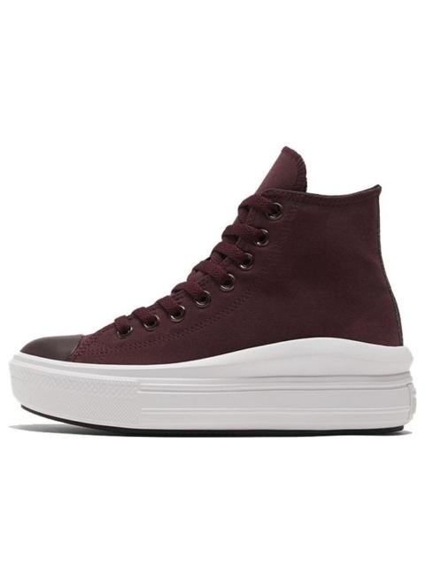 (WMNS) Converse Chuck Taylor All Star High Move 'Diamond Metal - Black Currant' 569544C